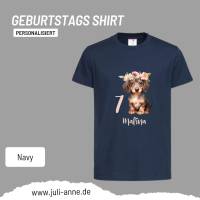 Personalisiertes Shirt GEBURTSTAG Zahl & Name personalisiert Dackel Hund Bild 10