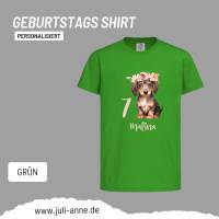 Personalisiertes Shirt GEBURTSTAG Zahl & Name personalisiert Dackel Hund Bild 6