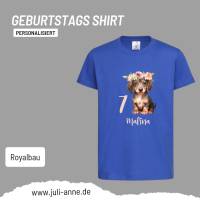 Personalisiertes Shirt GEBURTSTAG Zahl & Name personalisiert Dackel Hund Bild 9