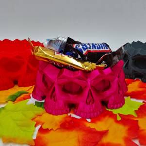 3D Druck | Totenkopf Schale | Schädel Schale | Halloween Schale | Süßes Saures | 3D Gedruckte Schale | Kopf Schale Bild 1