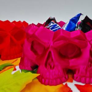 3D Druck | Totenkopf Schale | Schädel Schale | Halloween Schale | Süßes Saures | 3D Gedruckte Schale | Kopf Schale Bild 6