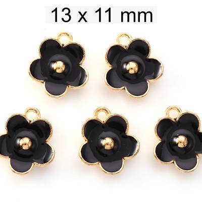 Anhänger - emaliert - Blume - Einhorn - Stern - Seestern - Notenschlüssel - Kleeblatt - Mond