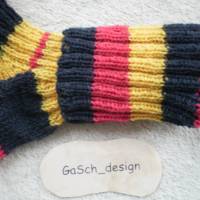 Socken für Damen, Größe 4o / 41 Deutschland schwarz rot gold Bild 3