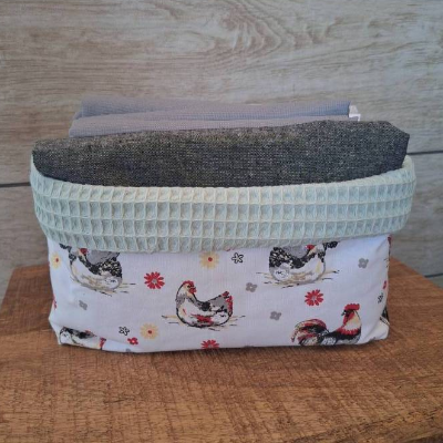 Utensilo Stoffkörbchen mit Waffelpique, Dekoration, Aufbewahrung, Organizer,