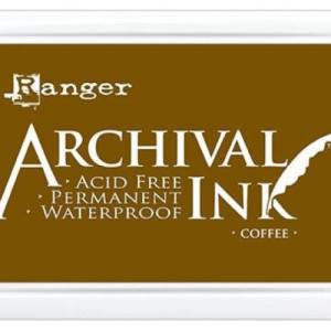 Ranger Archival Ink Stempelkissen - Coffee · Milchkaffeebraun Bild 1