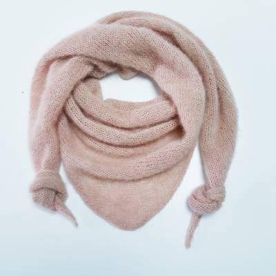 Schal gestrickt Damen Tuch Halstuch Baktus Alpaka Strickschal bunt Geschenk Hochzeit Wedding Christmas Weihnacht Geburts