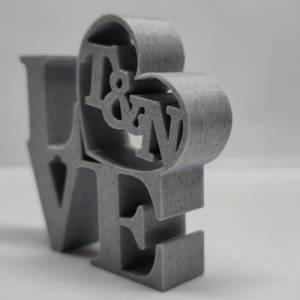 Love, 3D Druck, Valentins Tag, Valentin, love, 3D Druck Love, Name, Geschenk, Individueller Name, Für Sie, Für Ihn, Hoch Bild 3