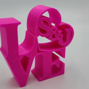 Love, 3D Druck, Valentins Tag, Valentin, love, 3D Druck Love, Name, Geschenk, Individueller Name, Für Sie, Für Ihn, Hoch Bild 5