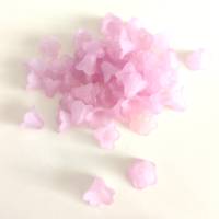 1 Stück Blütenkappe Blütenkelch Kunststoff Acryl halbtransparent Bild 1