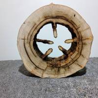Holzring zum Basteln und Dekorieren aus Fichtenholz naturgewachsen Unbearbeitet Bild 1