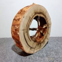Holzring zum Basteln und Dekorieren aus Fichtenholz naturgewachsen Unbearbeitet Bild 4