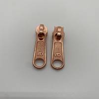 Zipper Standard, breit, roségold, für Spiralreißverschlüsse Bild 2