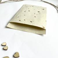 Geschenktüten GOLD Graspapier 5-50 Stück 12x19 cm nachhaltig verpacken für Schmuck Süßigkeiten Geschenke Bild 3