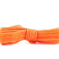 Seidenband Crinkle Crêpe Mandarine 1m 100% Seide handgenäht handgefärbt Schmuckband Wickelarmban Bild 1