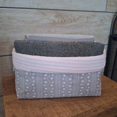 Utensilo Stoffkörbchen mit Waffelpique, Dekoration, Aufbewahrung, Organizer,