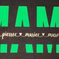 Mama T-Shirt mit Kindernamen Geschenk Bild 3
