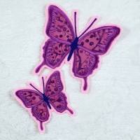 Schmetterling Applikation, Aufnäher, 2 Größen Bild 1