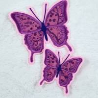 Schmetterling Applikation, Aufnäher, 2 Größen Bild 2