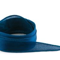 Crêpe Satin Seidenband Marineblau 1m 100% Seide handgenäht handgefärbt Schmuckband Wickelarmband Bild 2