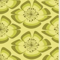 5 Notizhefte Florales Grün, mit großen Blüten, Paperback DIN A5 blanko, Schreibheft aus Recyclingpapier, mit Softcover Bild 1