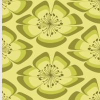 5 Notizhefte Florales Grün, mit großen Blüten, Paperback DIN A5 blanko, Schreibheft aus Recyclingpapier, mit Softcover Bild 2