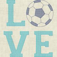 Stickdatei Fußball in Love Set 942 Ball / Fussball Bild 2