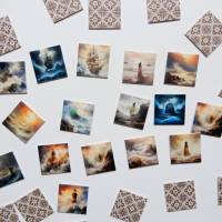 Handmade Memory-Spiel für Erwachsene Meer und Schiffe 20 Paare 40 Karten Bild 2