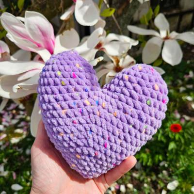 Häkelanleitung für ein einfaches Herz