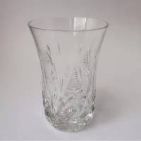 Bierglas Wasserglas Saftglas filigran Bleikristall handgeschliffen sehr schönes Sammlerstück antik um 1900 Bild 1