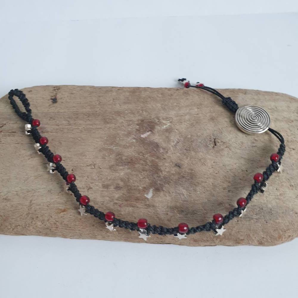 HAAC Fußkettchen Deutschland Farben - Mit Glöckchen & Steinchen Fußball 2014