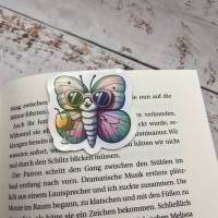 Lesezeichen magnetisch, Schmetterling Bild 1
