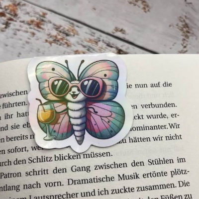 Lesezeichen magnetisch, Schmetterling