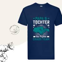 Herren T-Shirt/ mit Aufdruck ,,Papa & Tochter''/ T-Shirt für Herren/ Vatertagsgeschenk/ Geschenk für Papa Bild 4