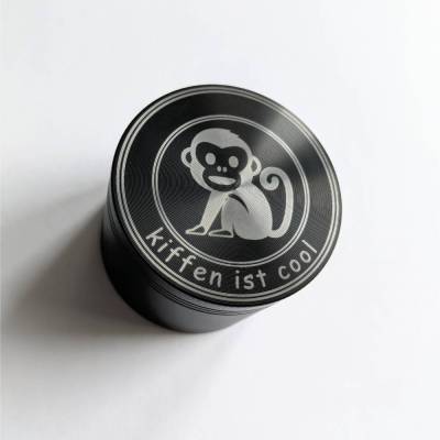 Kräutermühle mit Lasergravur - Personalisiertes Geburtstagsgeschenk - Weed Grinder mit Aufbewahrungsbox
