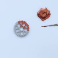 Steampunk Zahnräder zum Selberbemalen aus PLA Kunststoff Scrapbooking Embellishments Bild 8