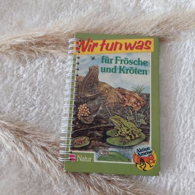 Notizbuch aus altem Kinder-/Jugendbuch - Upcycling - 60 Blatt / 120 Seiten - K2