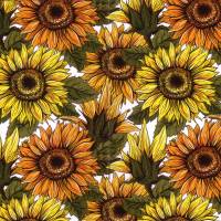 2 Notizheftchen Sonnenblumen, DIN A6 Notizheft blanko + liniert, Paperback mit Softcover, Recyclingpapier Bild 3