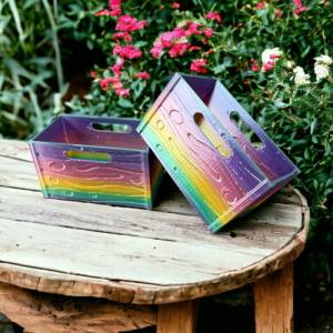 Kisten in Holzoptik passend für Miniverse / Minibrands in verschiedenen Farben Bild 1