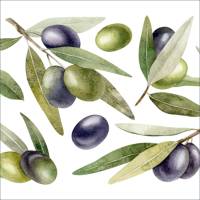 Vlies Bordüre: Olivenzweige - optional selbstklebend - 15 cm Höhe Bild 2
