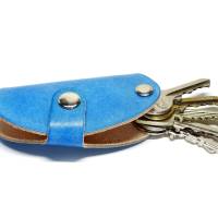 Leder Schlüsselbund Schlüsseletui Personalisierbar – Saddle OX – Jeans Bild 2