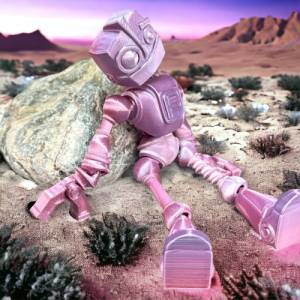 Flexibler Roboter - Natürliches Spielzeug aus nachhaltigem 3D-Druck Bild 2