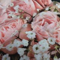 Körnerkissen mit Rosenmotiv in verschiedenene Größen und wahlweise Lavendel Bild 2