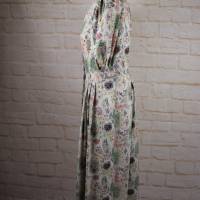 True Vintage 80er Trachten Kleid Dirndl 38 40 M Crazy Folklore Muster Tullmann Maxikleid Bild 5