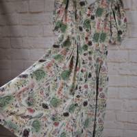 True Vintage 80er Trachten Kleid Dirndl 38 40 M Crazy Folklore Muster Tullmann Maxikleid Bild 9