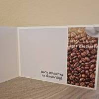 Gratulationskarte / Kaffeegrußkarte / Kaffeeliebhaber Karte / Kaffeezeit Karte / Kaffee Spezialkarte / Kaffee Liebhaber Bild 6