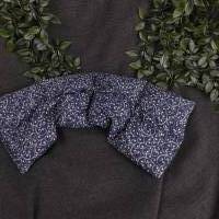 Körnerkissen dunkelblau mit Ranken in verschiedenene Größen und wahlweise Lavendel Bild 1