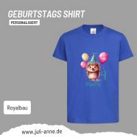 Personalisiertes Shirt GEBURTSTAG Zahl & Name personalisiert Party Igel Bild 10