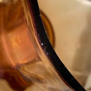 Rosalinglas Wasserkrug 1,5 l + 2 Gläser Saftkrug Karaffe 30er 40er Jahre Art Deco Bild 7