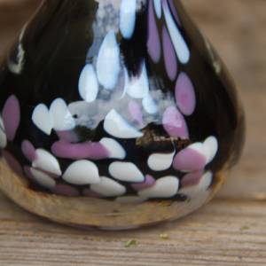 kleine Vase Überfangglas Solifleurvase Murano Stil 70er Jahre Vintage Bild 3