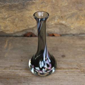 kleine Vase Überfangglas Solifleurvase Murano Stil 70er Jahre Vintage Bild 5